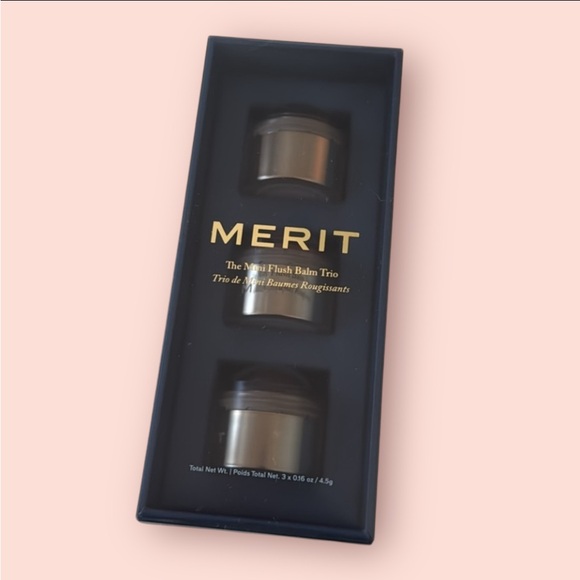 Merit Mini Flush Balm Cream Blush Trio Set NEW. Lmt. Ed. - Picture 3 of 13